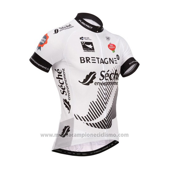2015 Abbigliamento Ciclismo Seche Nero e Bianco Manica Corta e Salopette